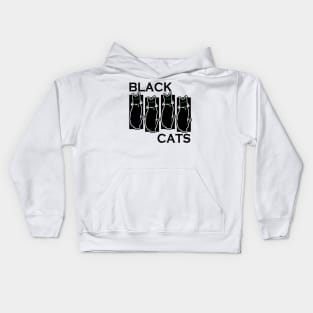 Black Cats Kids Hoodie